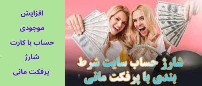 افزایش موجودی حساب با کارت شارژ پرفکت مانی